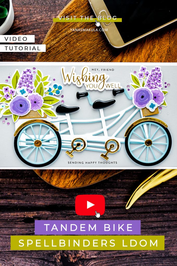 Cardmaking with Spellbinders July Large Die Of the Month - Bicycle Cards | Video + Giveaways