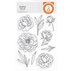 Tonic Studios - Garden Party Stamps - Peony Bloom