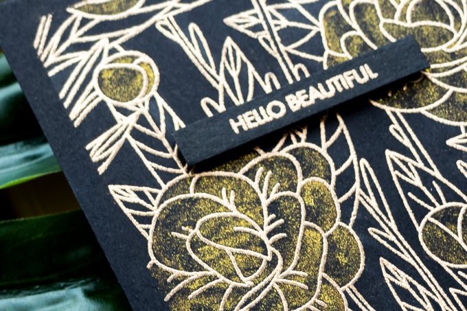 Tonic Studios | Modern Floral Cards. Video (Blog Hop + Giveaway)