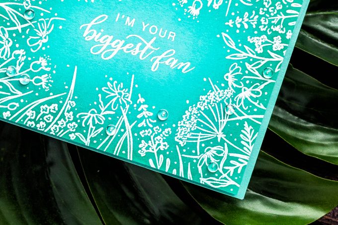 Pinkfresh Studios & Hero Arts | One Layer Floral Card - I'm Your Biggest Fan