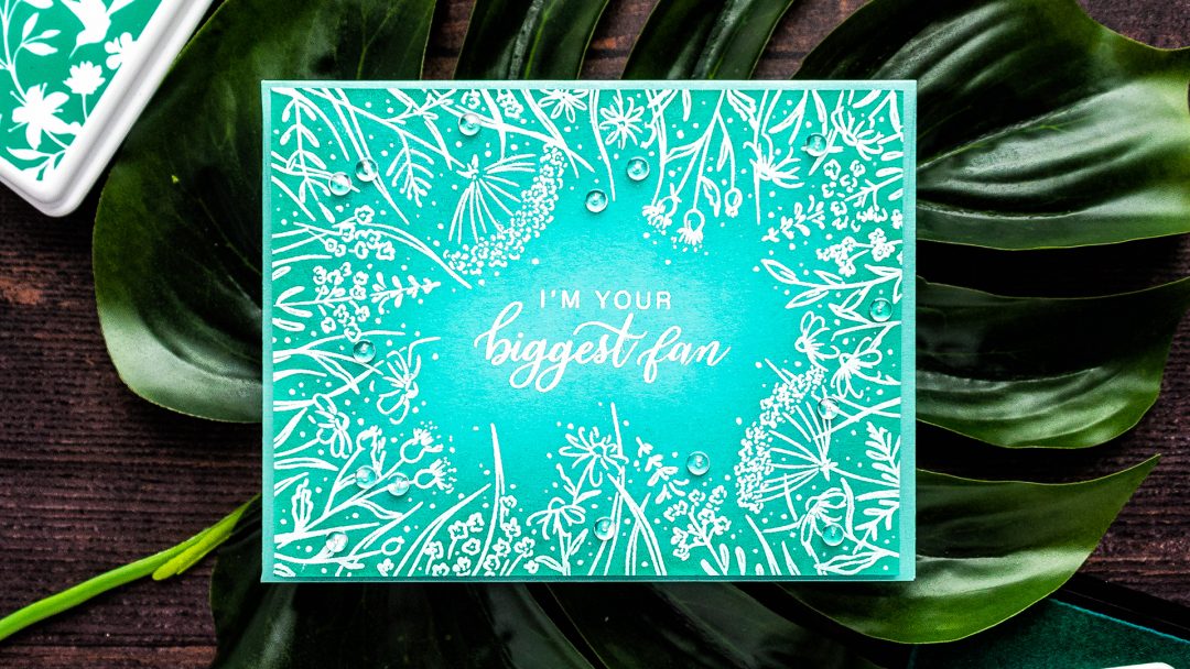 Pinkfresh Studios & Hero Arts | One Layer Floral Card - I'm Your Biggest Fan