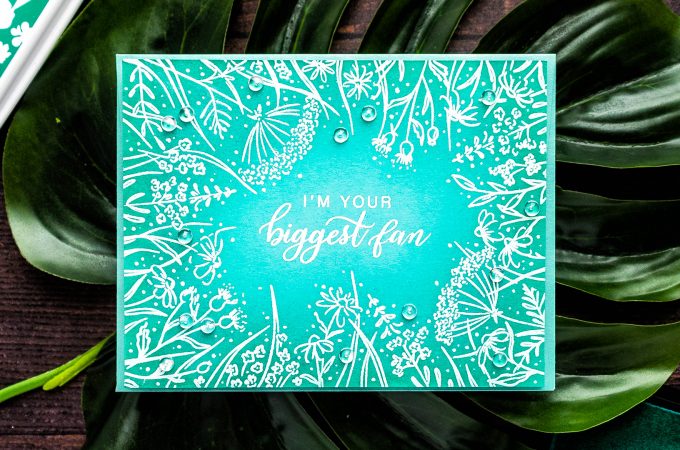 Pinkfresh Studios & Hero Arts | One Layer Floral Card - I'm Your Biggest Fan