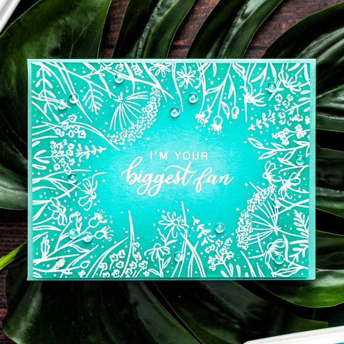 Pinkfresh Studios & Hero Arts | One Layer Floral Card - I'm Your Biggest Fan