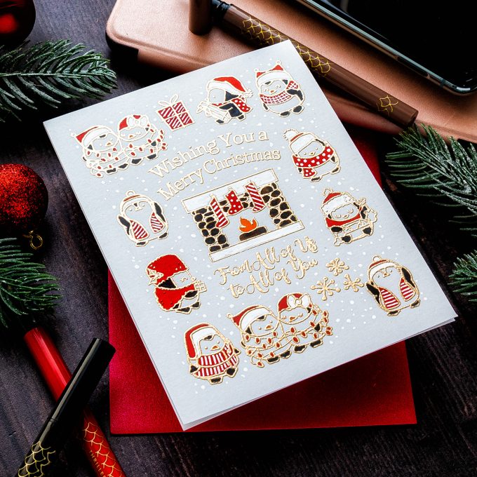 STAMPtember – The Greeting Farm | It's a One Layer Christmas! #STAMPtember #simonsaysstamp