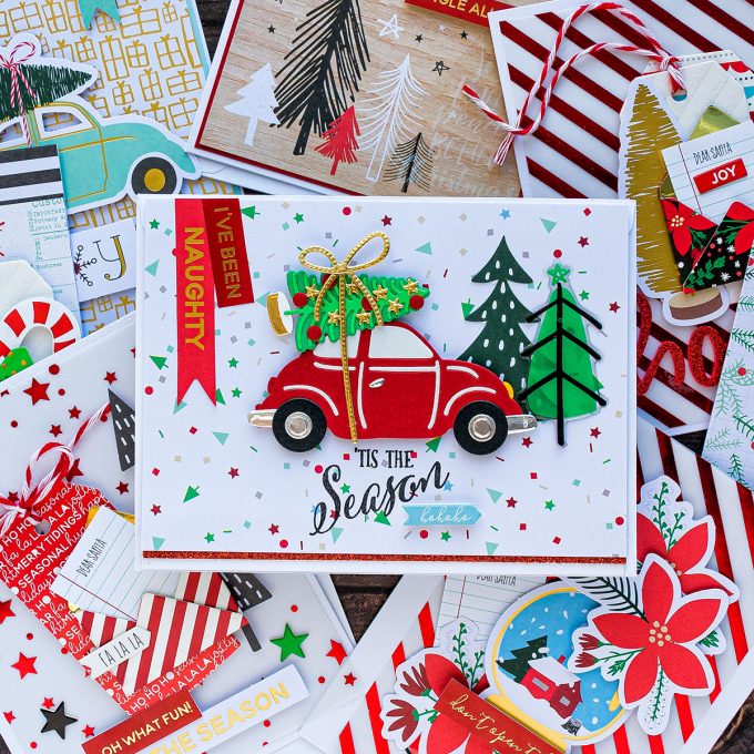 Spellbinders Merry Little Everything Card Kit - 8 Christmas Cards. Video