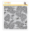 Simon Says Cling Rubber Stamp Pinecone Background