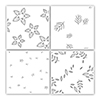 Simon Says Stamp Stencil Winter Floral Layering Set