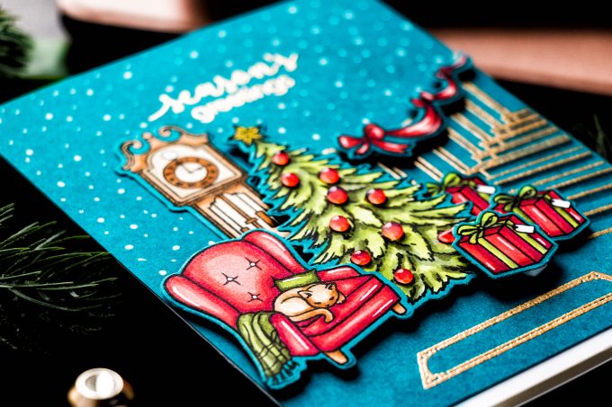 Hero Arts | November My Monthly Hero Kit - Christmas Card. Video. Blog Hop + Giveaway