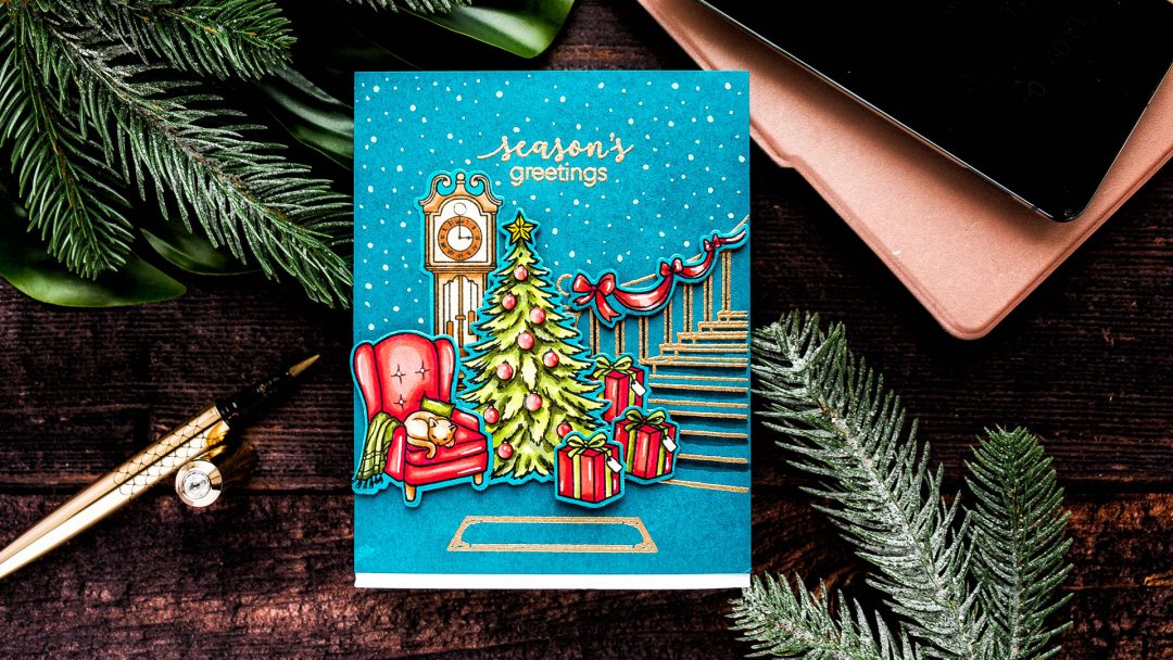 Hero Arts | November My Monthly Hero Kit - Christmas Card. Video. Blog Hop + Giveaway