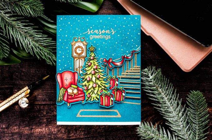 Hero Arts | November My Monthly Hero Kit - Christmas Card. Video. Blog Hop + Giveaway