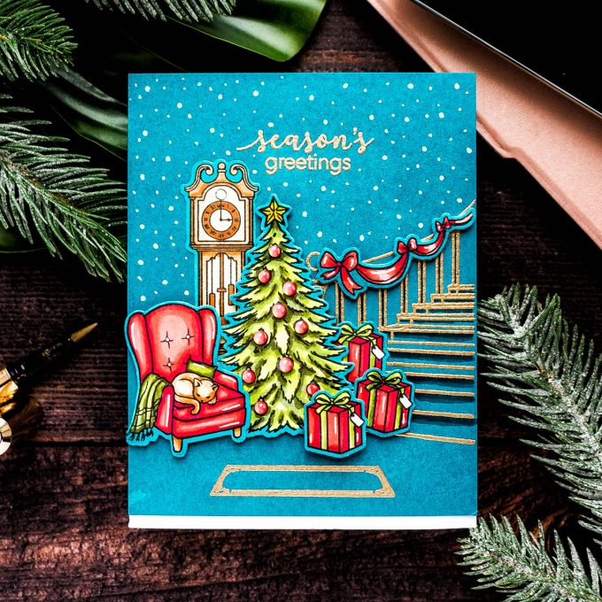 Hero Arts | November My Monthly Hero Kit - Christmas Card. Video. Blog Hop + Giveaway