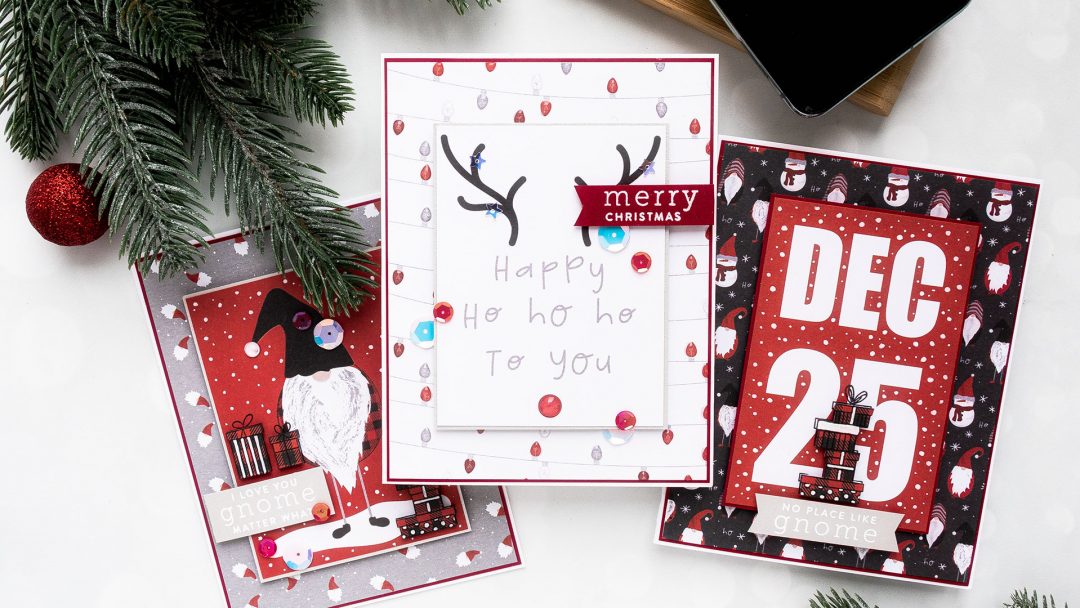 Simon Says Stamp | December 2019 Card Kit - 3 Card Ideas by Yana Smakula #sssck #cardmaking #christmascard