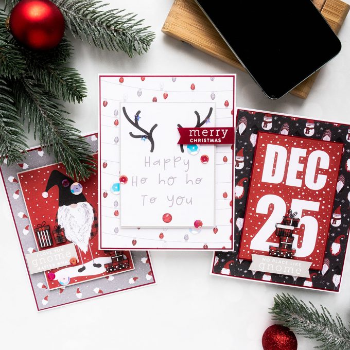 Simon Says Stamp | December 2019 Card Kit - 3 Card Ideas by Yana Smakula #sssck #cardmaking #christmascard