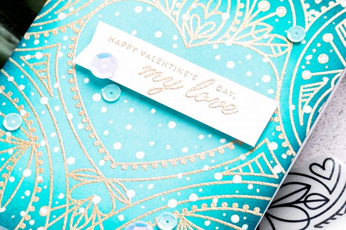 Simon Says Stamp | Wintry Valentine’s Day Card. Video tutorial by Yana Smakula #simonsaysstamp #valentinesdaycard #cardmaking