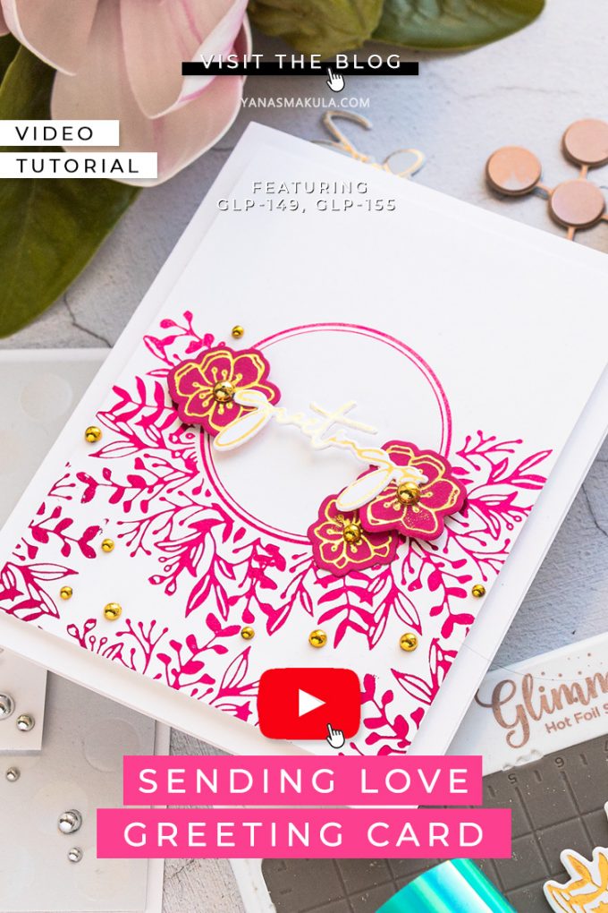 Spellbinders | Foiled Basics Collection by Yana Smakula #GlimmerHotFoilSystem #cardmaking #hotfoiling