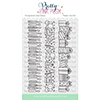 Pretty Pink Posh Birthday Borders Clear Stamps