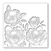 Simon Says Stamp Stencil Peony Bouquet