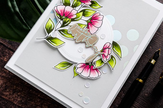 Simon Says Stamp | Traditional & Hot foil Stamping Combined. Video tutorial by Yana Smakula #SimonSaysStamp #HotFoiling #Cardmaking