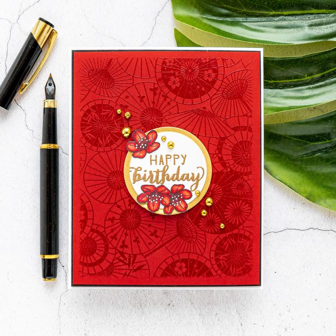 Hero Arts | March 2020 My Monthly Hero Kit & Add Ons – Asian Greeting Cards by Yana Smakula #mmh #heroarts #cardmaking #stamping