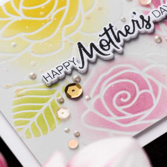 Simon Says Stamp | Ink Blended Mother's Day Card by Yana Smakula #simonsaysstamp #SSSSunnyDaysAhead #SSSendACard #SSSUnitedWeCraft