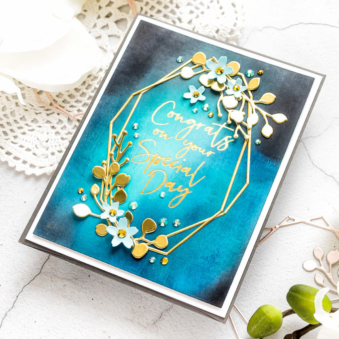 Spellbinders June 2020 Club Kits Card Ideas by Yana Smakula #Spellbinders #SpellbindersClubKits #Cardmaking #DieCutting #HotFoil