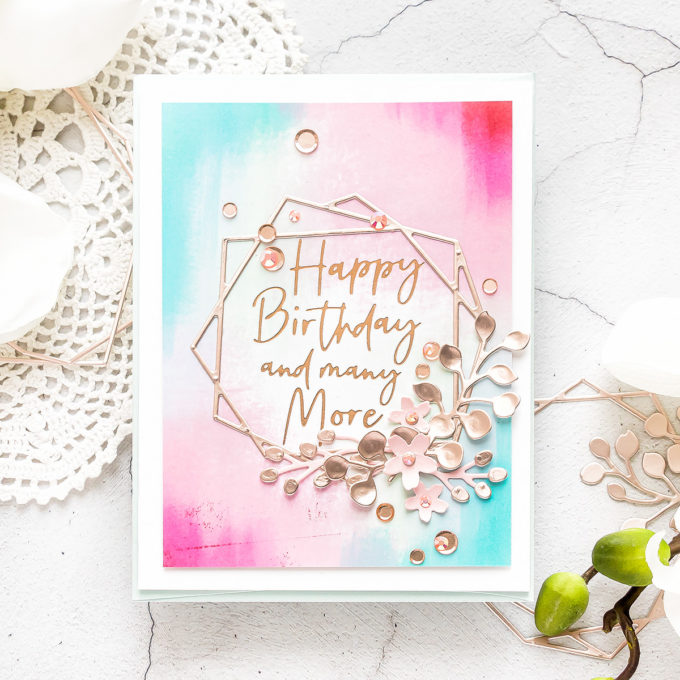 Spellbinders June 2020 Club Kits Card Ideas by Yana Smakula #Spellbinders #SpellbindersClubKits #Cardmaking #DieCutting #HotFoil