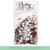 Pretty Pink Posh Metallic Rose Gold Confetti