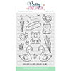 Pretty Pink Posh Pond Friends Clear Stamps