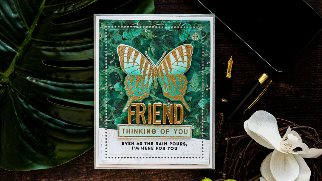 Simon Says Stamp | June 2020 Card Kit Inspiration - Thinking of You Friend Card by Yana Smakula #sssck #simonsaysstamp #cardmaking