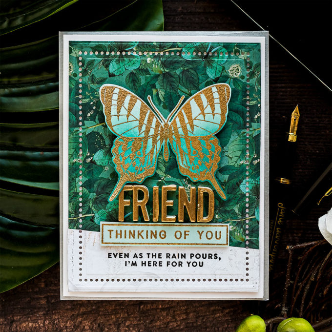 Simon Says Stamp | June 2020 Card Kit Inspiration - Thinking of You Friend Card by Yana Smakula #sssck #simonsaysstamp #cardmaking 