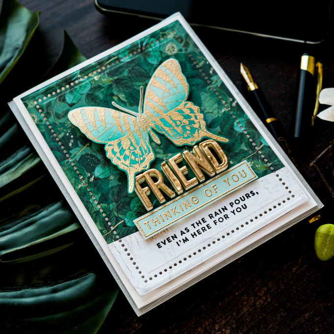 Simon Says Stamp | June 2020 Card Kit Inspiration - Thinking of You Friend Card by Yana Smakula #sssck #simonsaysstamp #cardmaking 