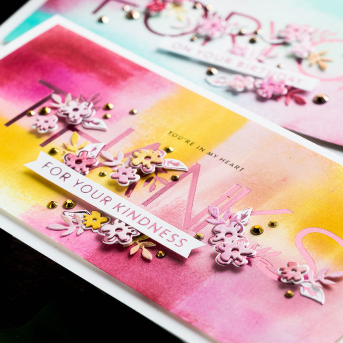 Partial Foiling How To featuring Spellbinders May 2020 Glimmer Hot Foil Kit of the Month and GLP-168 Especially For You Glimmer Hot Foil Plate & Die Set. Video tutorial by Yana Smakula #Spellbinders #GlimmerHotFoil #HotFoil #Cardmaking