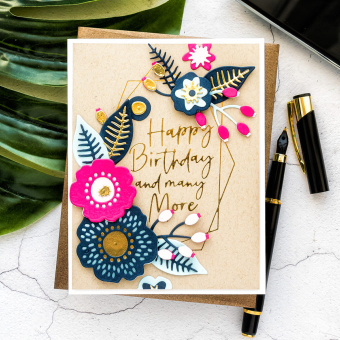 Spellbinders June 2020 Club Kits Card Ideas by Yana Smakula #Spellbinders #SpellbindersClubKits #Cardmaking #DieCutting #HotFoil