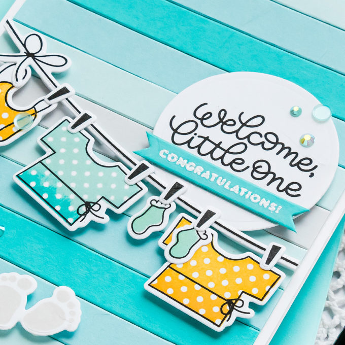 Simon Says Stamp | Welcome Little One Baby Card by Yana Smakula featuring OH BABY sss101815 #cardmaking #simonsaysstamp #copiccoloring #copicmarkers #handmadecard #SSSSendHappiness #SSSendACard #SSSUnitedWeCraft