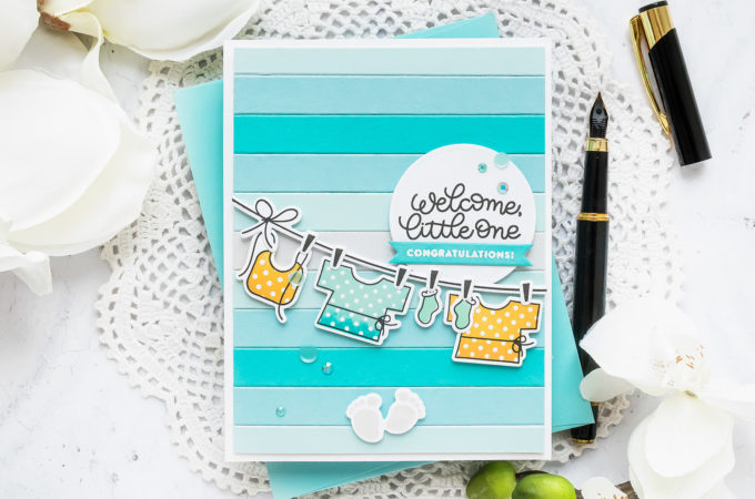 Simon Says Stamp | Welcome Little One Baby Card by Yana Smakula featuring OH BABY sss101815 #cardmaking #simonsaysstamp #copiccoloring #copicmarkers #handmadecard #SSSSendHappiness #SSSendACard #SSSUnitedWeCraft