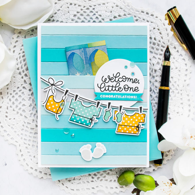 Simon Says Stamp | Welcome Little One Baby Card by Yana Smakula featuring OH BABY sss101815 #cardmaking #simonsaysstamp #copiccoloring #copicmarkers #handmadecard #SSSSendHappiness #SSSendACard #SSSUnitedWeCraft