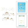 Glimmer Winter Village Glimmer Hot Foil Plate