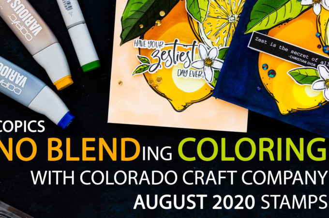 Colorado Craft Company | Coloring Lemons with the No Blending Method + Discount Code | Video