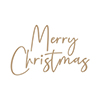 Spellbinders Stylish Script Merry Christmas