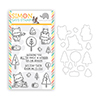 Mama Elephant Winter Fox Clear Stamp and Die Set Stamptember 2020