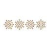 Snowflake Sparkle Border Glimmer Hot Foil Plate