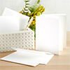 Spellbinders A2 White Card Bases - Side Fold - 25 pack