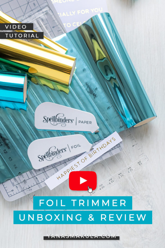 Spellbinders | Quick Trimmer - Foil Trimmer. Unboxing Video & Overview