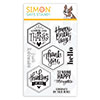 Simon Says Clear Stamps Hexagon Greetings