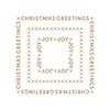 Spellbinders Christmas Essential Glimmer Squares