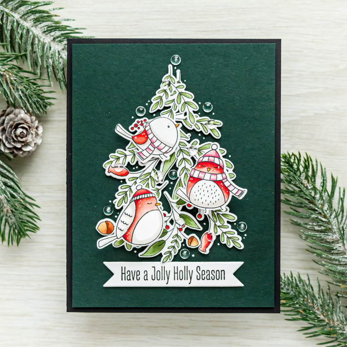 MFT Stamps | Interactive Action Wobble Christmas Card. Video