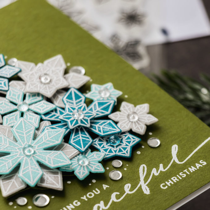 Simon Says Stamp | Stretch Your Stash - Snowflake Christmas Tree Card. Video