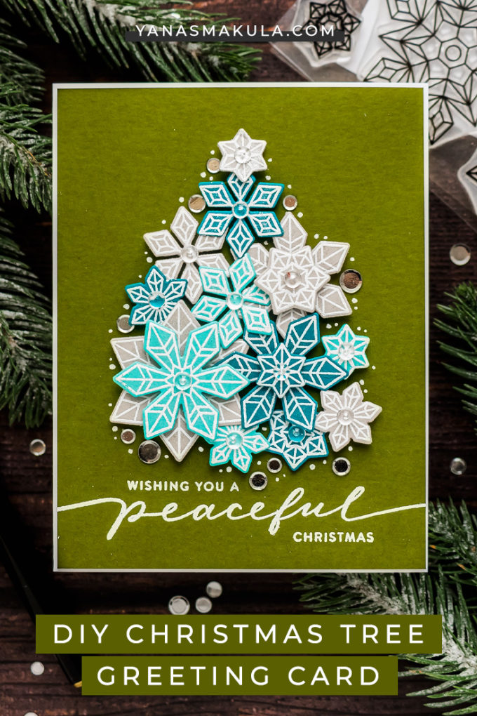 Simon Says Stamp | Stretch Your Stash - Snowflake Christmas Tree Card. Video