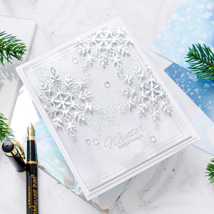 Simon Says Stamp | January 2021 Card Kit - Snowflake Cards