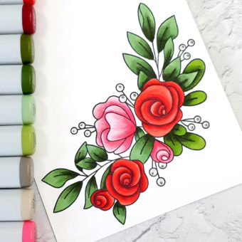 Simon Says Stamp | Merry Everything Christmas Card with Non Holiday Florals featuring YOU HAVE MY HEART sss202250c #simonsaysstamp #cardmaking #stamping #christmascard